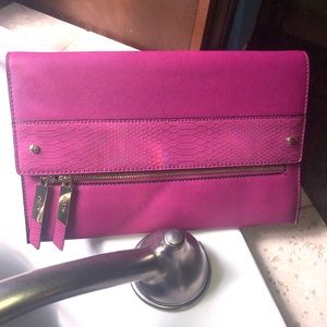 Pink Aldo Foldover Purse